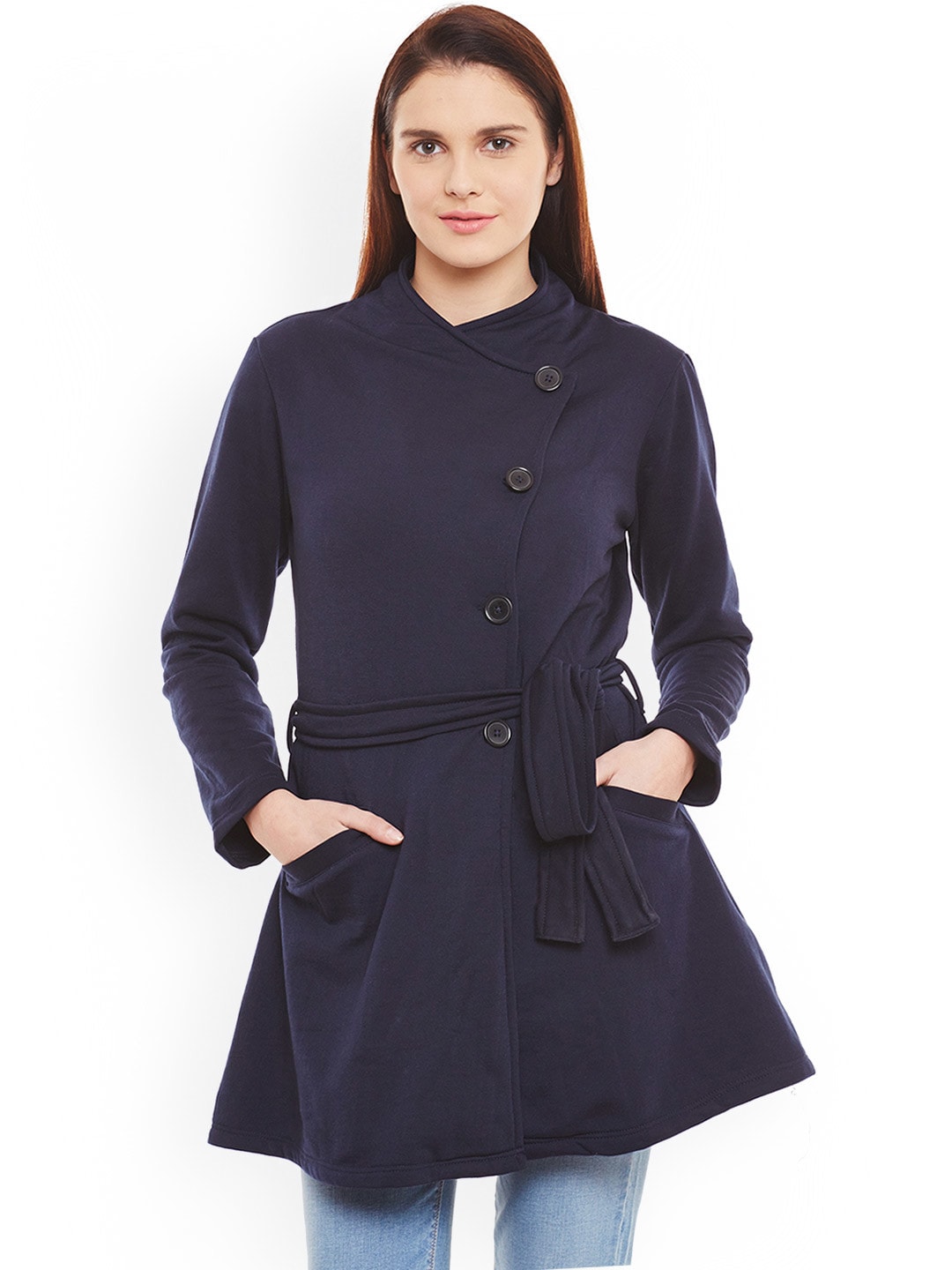 Navy Blue Overcoat