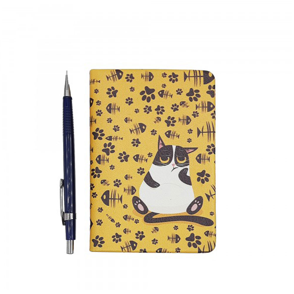 CAT PRINTED POCKED NOTEBOOK